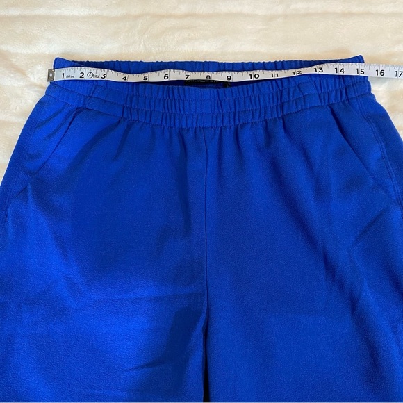 Abercrombie & Fitch Womens Pull On Pants Pockets Blue Boho Trouser High Rise M - Picture 4 of 10